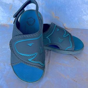 Boys shark sandals